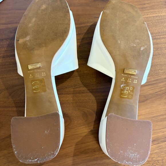 L’INTERVALLE Fortunata mule sandal heel white - Picture 11 of 12